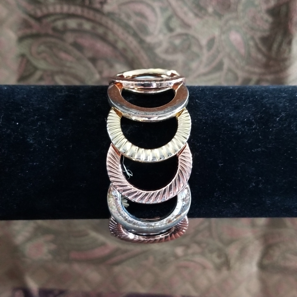 Multi-Metallic Half Loop Bracelet - image 2